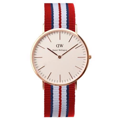 Image of Daniel Wellington Exeter rosa forgyldt herre ur, 0112DW